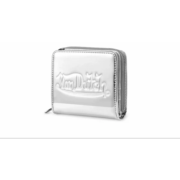 Women's Von Dutch Metallic Silver Wallet - Picture 3 of 6